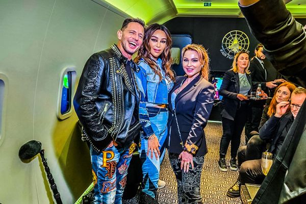 Anke + Verona Pooth, Mailand, RTL Aufnahmen